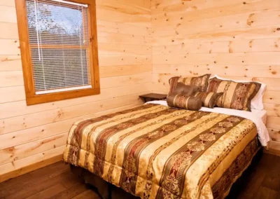 Two bedroom rental cabin bedroom no.2